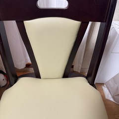 伸縮テーブル　セット　イス2脚の画像