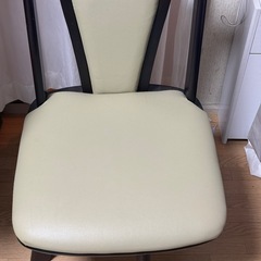 伸縮テーブル　セット　イス2脚の画像