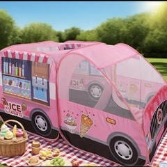 【美品】子ども用テント　アイスクリームトラックの画像