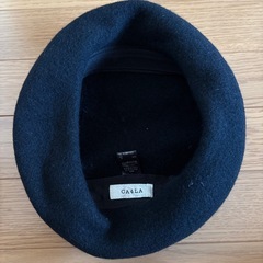 CA4LA ベレー帽　ブラック　ウール100%の画像