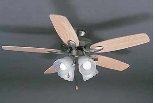 美品【照明】アンティーク シーリングファン 白木　天井照明 おしゃれ