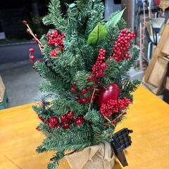 🎄コンパクトなクリスマスツリー 約50cm／電飾付き（電池式） 卓上装飾 インテリアにも♪の画像