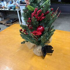 🎄コンパクトなクリスマスツリー 約50cm／電飾付き（電池式） 卓上装飾 インテリアにも♪の画像