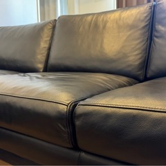 ACTUSアクタス レザーソファーの画像