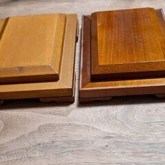 ガラス(プラスチックかも)ケース2つ　の画像