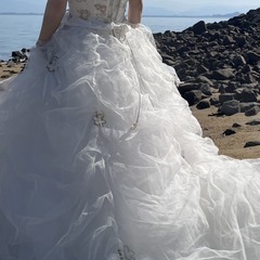 ウエディングドレス　前撮り用の画像