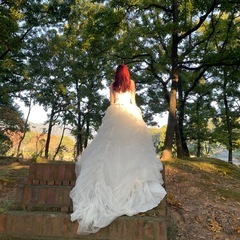 ウエディングドレス　前撮り用の画像