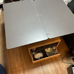 ローテーブル 収納 リフティングテーブルの画像