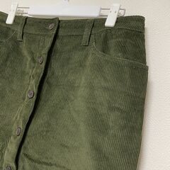 GAP  コーデュロイ ひざ丈 スカートの画像