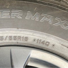DUNLOP 265/65R18 23年製　レクサス　タイヤホイールセット　4本の画像