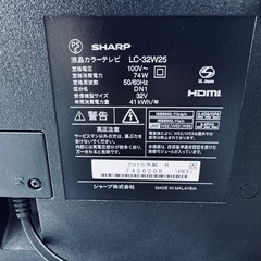 シャープ SHARP 32インチ 液晶テレビの画像