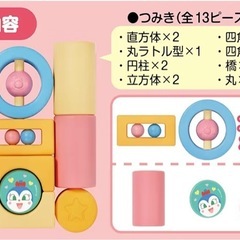 アンパンマン お米からうまれたつみきセットの画像