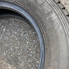 デュトロ 205/75R16 2本 スタッドレス バリ山 WINTER MAXX LT03 2Tトラック ダンプ 205 75 16 キャンター エルフの画像