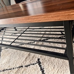 ウォールナット　ローテーブルの画像