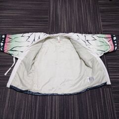 120cm 鬼滅の刃　胡蝶しのぶ　半纏　はんてん　羽織り　バンダイ　キッズの画像