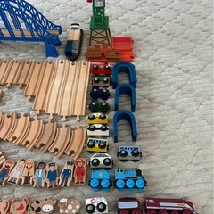 木製レールセットの画像