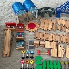 木製レールセットの画像