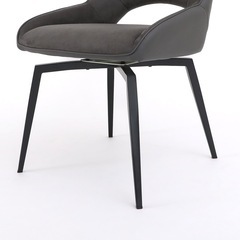 東京インテリア　回転チェア 4脚セット！ベゼル2 カイテン FGY/GYの画像