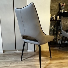 東京インテリア　回転チェア 4脚セット！ベゼル2 カイテン FGY/GYの画像