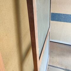 建具　引戸　ガラス戸　レトロの画像