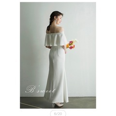 未使用ウェディングドレスの画像