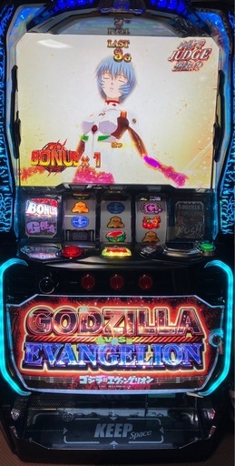 スマスロ　スロット　実機　Lゴジラ対エヴァンゲリオンjA
