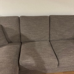 ニトリ　ソファー　カウチ　L字型の画像