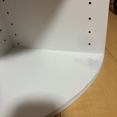 ニトリのコーナーラック白の画像