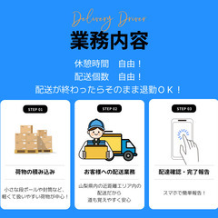 🚚【週5-6日】日給13,000～20,000円！軽貨物の配送ドライバー｜業務委託｜好条件を約束します！の画像