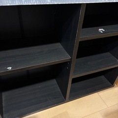 【受付終了しました】カラーボックス 左右に少しグラつきますの画像