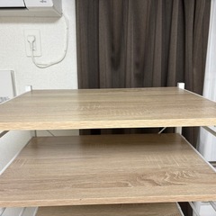 棚　レンジ台 ゴミ箱上ラック レンジラック の画像