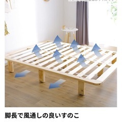 ベットフレーム　　セミダブルの画像