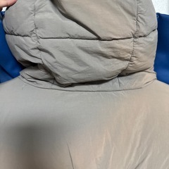 RVCA　中綿ダウンパーカージャケット　ブラウンカーキ　Ｓ色あせありの画像