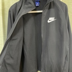 ナイキ　NIKE ジップアップジャケット　ジャージ　黒　サイズL ナイロンジャケット ブラック NIKE ナイキの画像