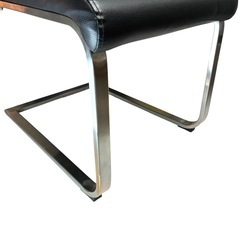 【極美品】　ダイニングチェア　Newダヴィンチ ブラックの画像