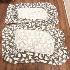 ニトリ！Nウォーム！2枚セット！ボックスシーツ！ベッドシーツ！の画像