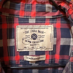 ZARAチェックシャツの画像