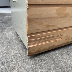 スチールラック　木製の画像