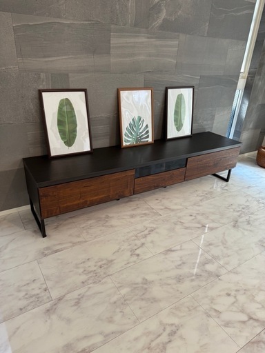 【未使用】テレビ台　収納付き