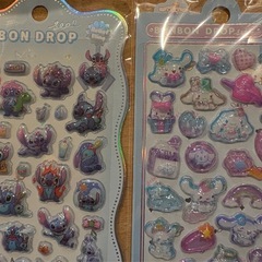 ボンボンシール　ミックスブルー系5枚の画像