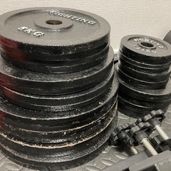 ダンベル　プレート、シャフト　多数の画像