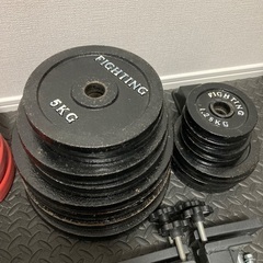 ダンベル　プレート、シャフト　多数の画像