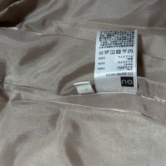 GUダウンコート！レディースの画像