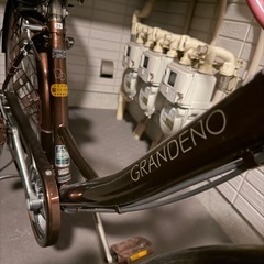 26インチ　自転車　グランディーノ　ブラウンの画像