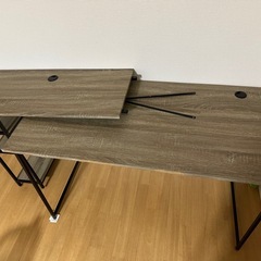 L字デスクの画像