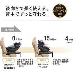 コンビ　チャイルドシート　THE S ISO FIX エッグショック　ZBー690 ISO FIX対応の画像