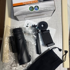 単眼望遠鏡 80×100 telescope 三脚付きの画像