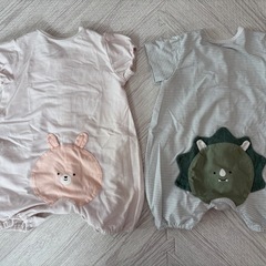 双子　アカチャンホンポ　カバーオール　の画像