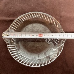 ガラス製魚型　中皿　3枚まとめの画像