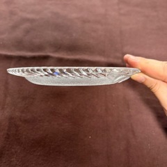 ガラス製魚型　中皿　3枚まとめの画像